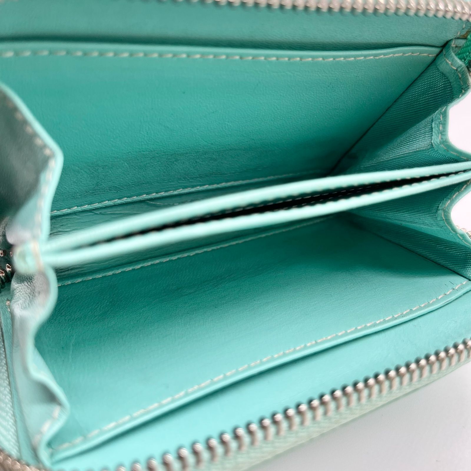 TIFFANY&Co. ティファニー ラウンドファスナー レザー コインケース