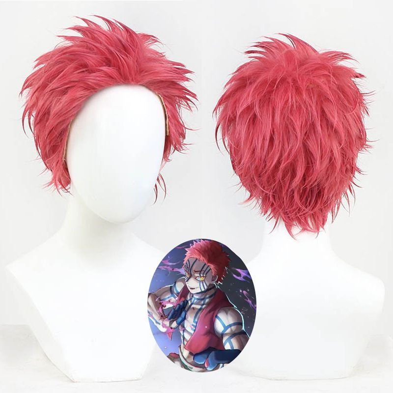 猗窩座　コスプレ衣装セット　ウィッグ付き Amazon.co.jp: [HAOCHU] コスプレ衣装 衣装+かつら+タトゥー