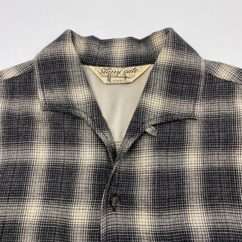 JERADO Starry gate オンブレチェックレーヨンシャツ25SS