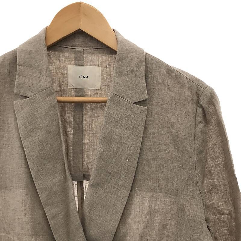 IENA / イエナ | 2022SS | ドライリネンジャケット | F | レディース