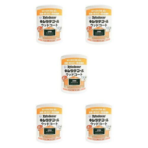 ＫＡＮＳＡＩ 水性ＸＤウッドコートＳ タンネングリーン ０．７Ｌ 5缶セット