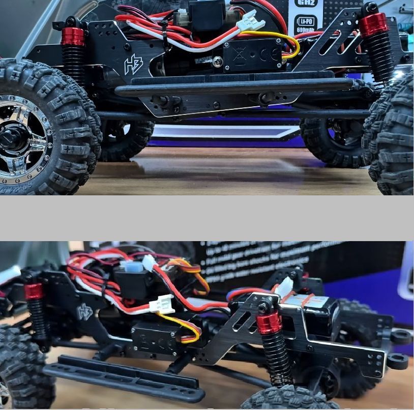 高性能☆ Hobbyplus CR18P EVO V2 CONVOY 2Speed Portal Axle トルク