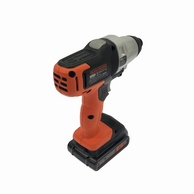 最高品質 ♥品 BLACK DECER ブラック＆デッカー 18V マルチツール インパクトドライバー EVO185I1 バッテリ1個 充電器 ケース付112704