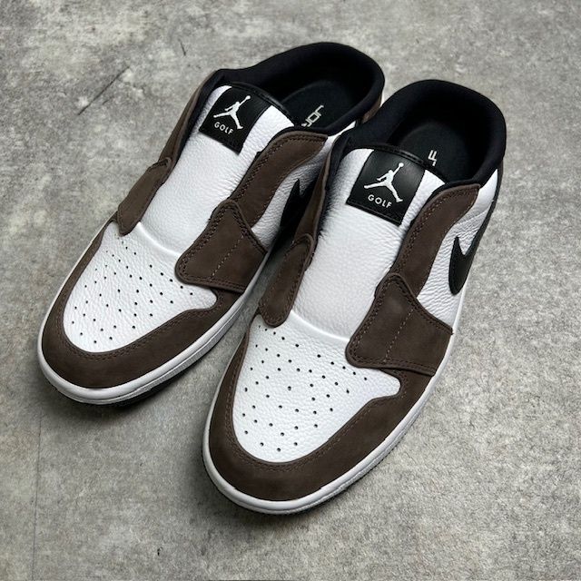 NIKE ナイキ GOLF AIR JORDAN エアジョーダン MULE 27.5cm FJ1214-200 サンダル スニーカー ブラウン ホワイト