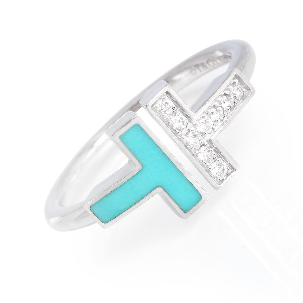 ティファニー Tiffany & Co リング Tワイヤー K18YG 14号 TIFFANY＆CO ティファニー 貴金属・宝石 Tワイヤーリング 指輪