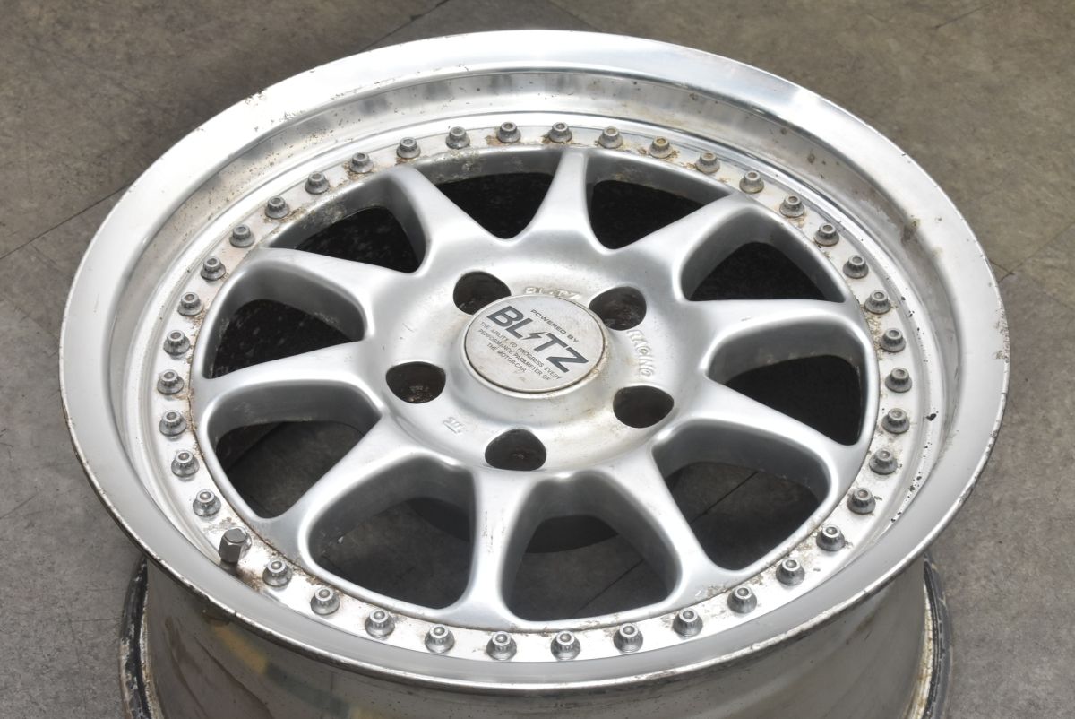 BLITZ ブリッツ BRW01 16in 8.0J 29 PCD114.3 5穴 1本 スカイライン シルビア 180SX ローレル チェイサー マークⅡ