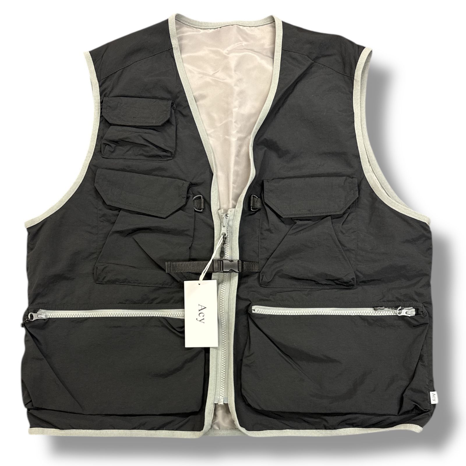 参考上代31900円 未使用品 Acy 24SS 2WAY UTILITY VEST ユーティリティ 