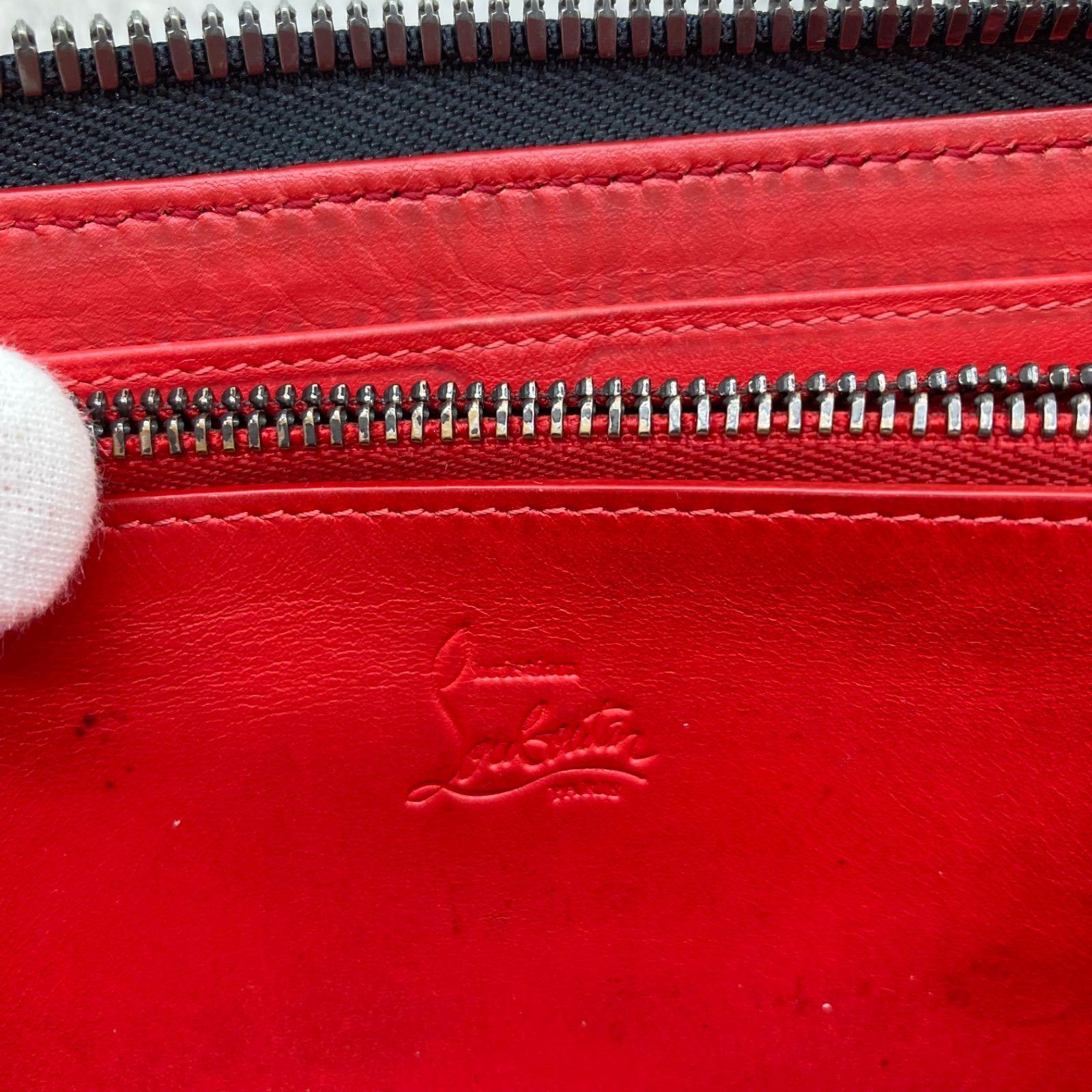 美品❗️Christian Louboutinクリスチャンルブタン❣️長財布ブラック 