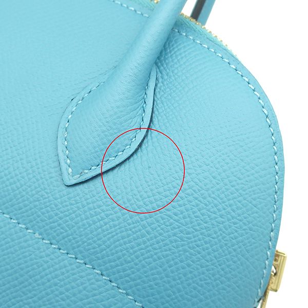 エルメス HERMES 2WAYバッグ ボリード27 ヴォーエプソン ブルーノール  