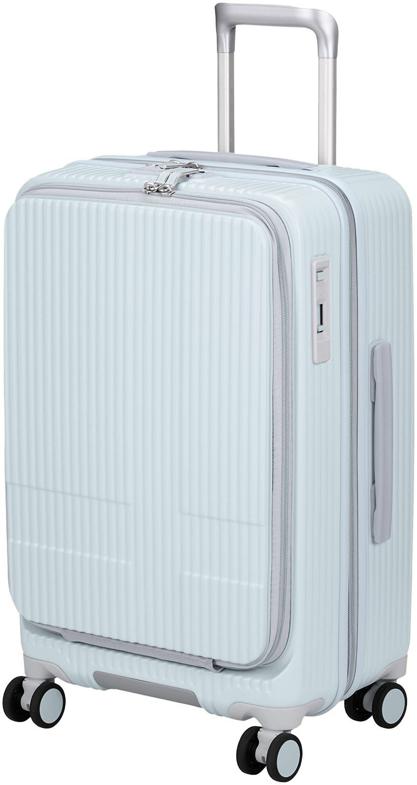 Color ペールブルー イノベーター スーツケース グッドサイズ 多機能モデル INV 155 付 62 cm 3.9 kg TSAロック