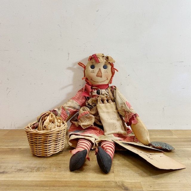 アメリカ ヴィンテージ タタードラビット ラガディアン Raggedy Ann 
