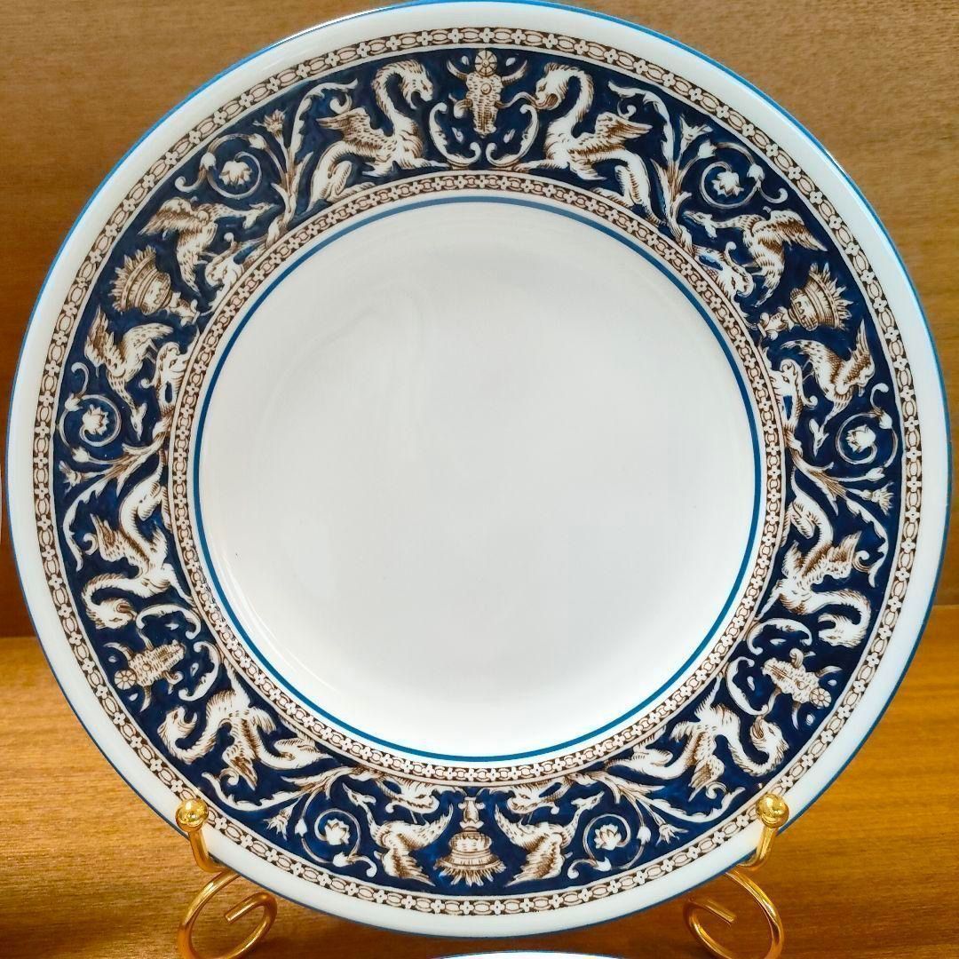 ウエッジウッド フロレンティーン コバルト サラダプレート セット