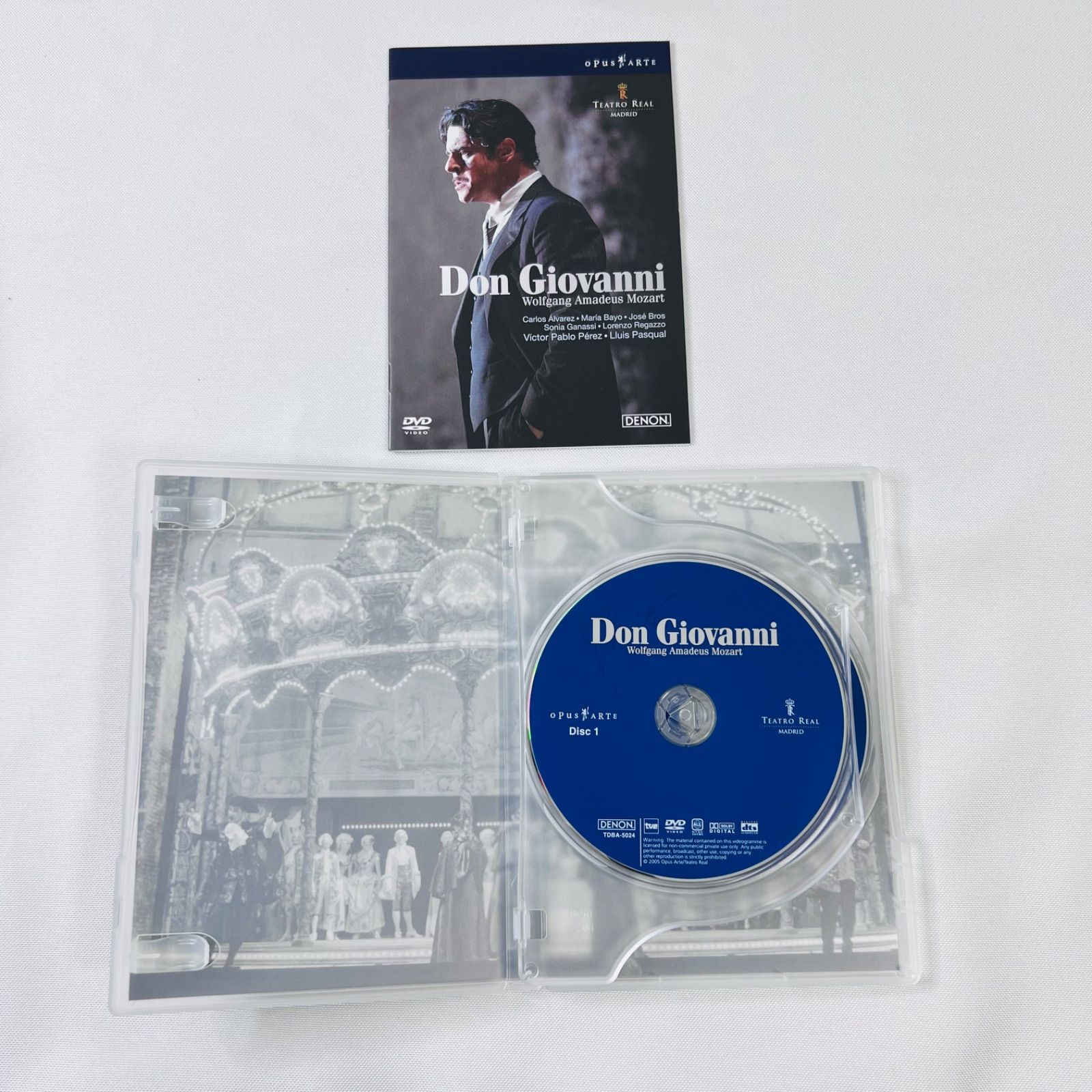 モーツァルト:歌劇「ドン・ジョヴァンニ」全曲〈2枚組〉】DVD 再生確認
