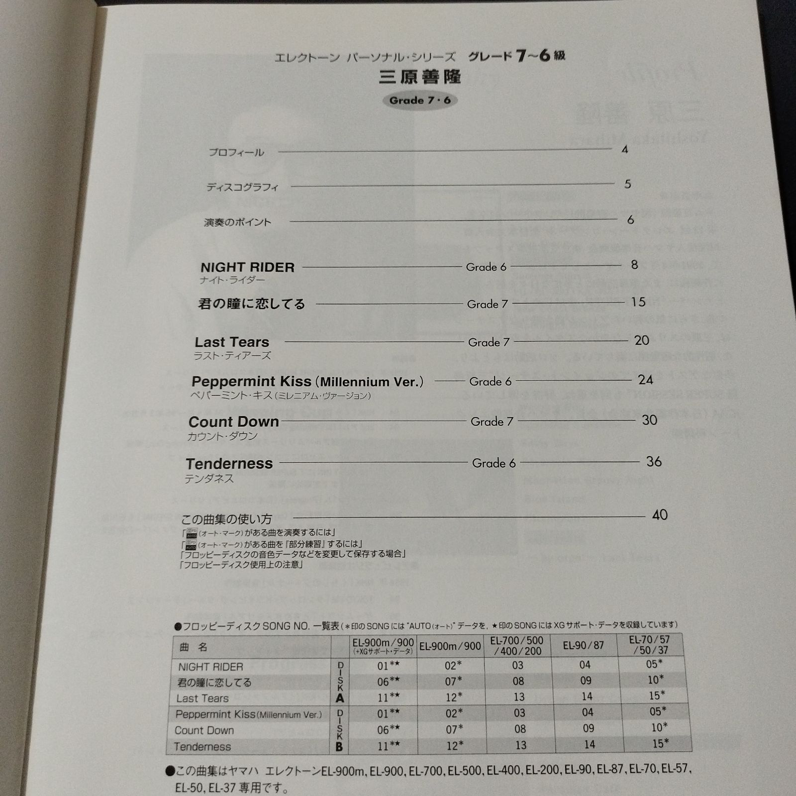 エレクトーン FD付き EL- 900 他 （グレード7-6） パーソナル