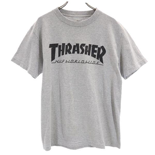 せんよ ハフ スラッシャー 半袖 Tシャツ S グレー系 HUF THRASHER