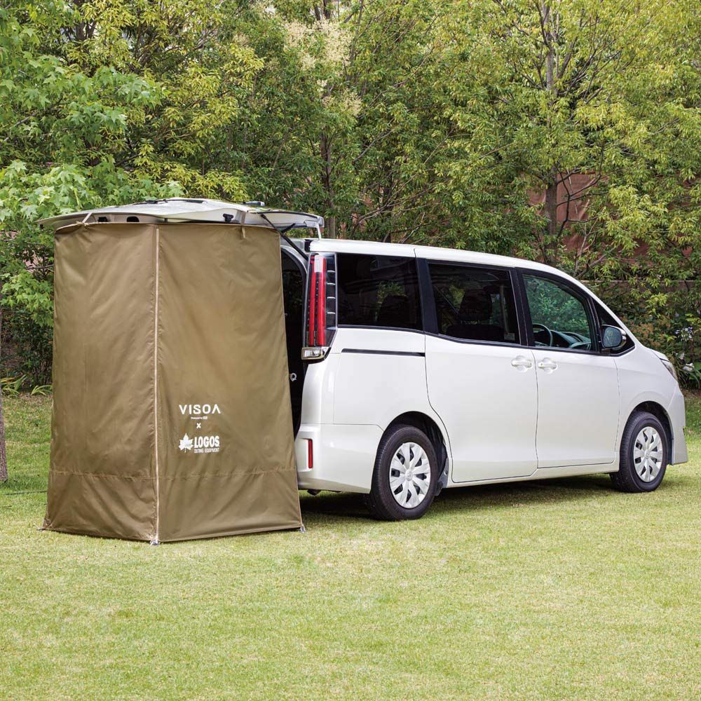 【美品】VISOA×LOGOS カージョイントタープ 槌屋ヤック ロゴス 槌屋ヤック(Tsuchiya Yac) 車内用品 U-V1 VISOA×LOGOS カージョイント