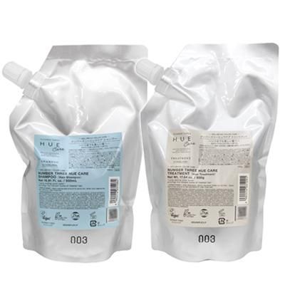 セット販売 ナンバースリー ヒュウケア リバイタライジング シャンプー 500ml + トリートメント 500g レフィル 詰替 美容室専売 NUMBER THREE NO3