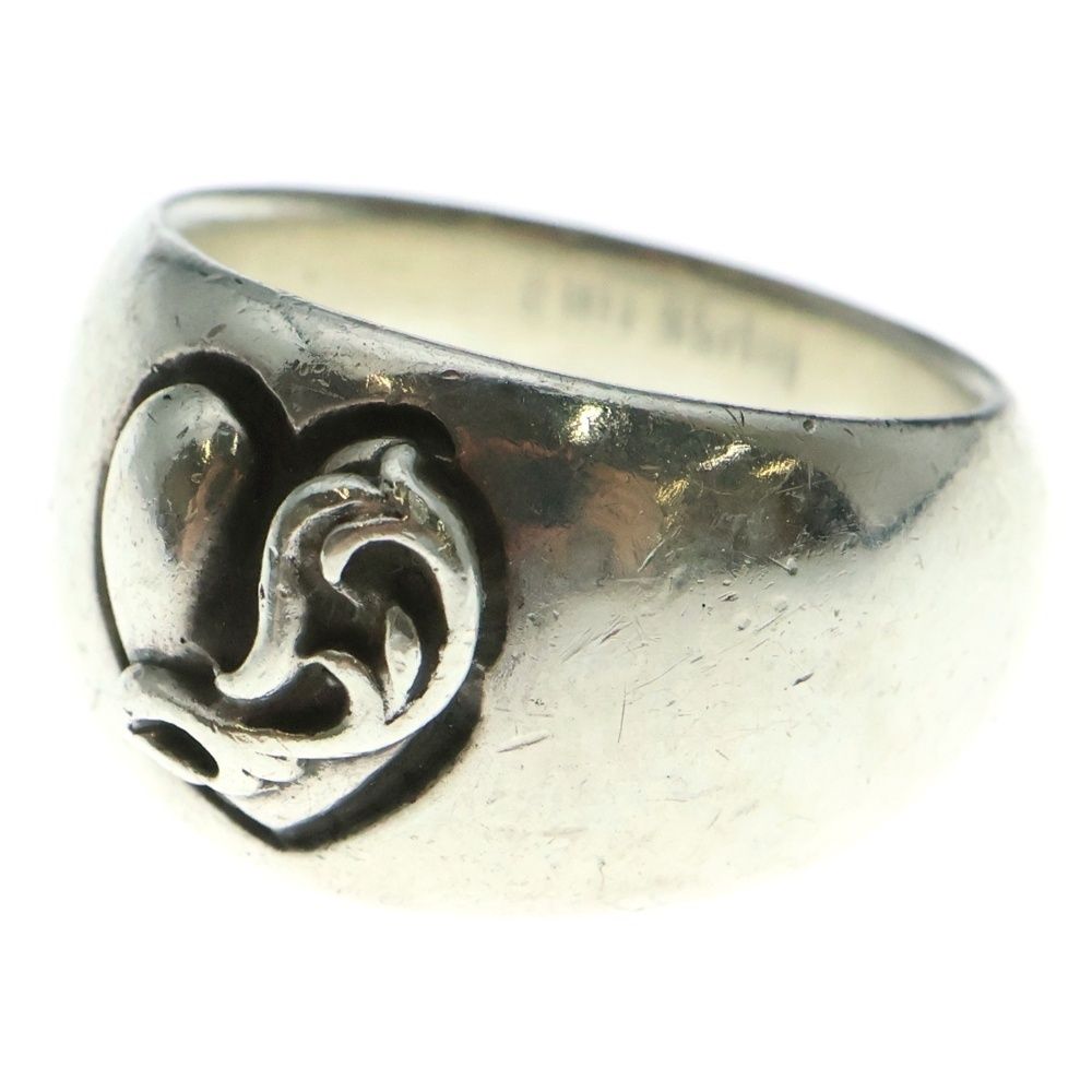 CHROME HEARTS クロムハーツ HEART IN BAND ハートインバンド リング シルバー