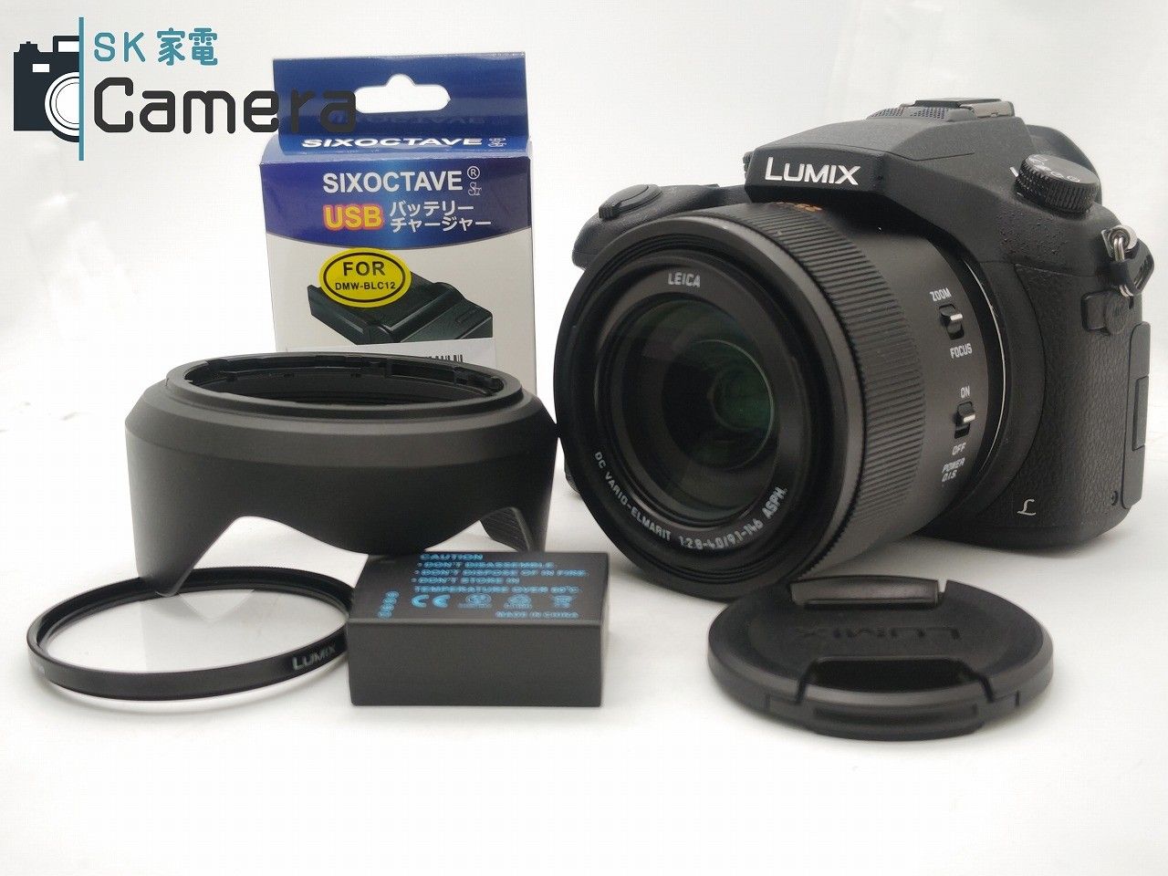 Panasonic LUMIX DMC-FZ1000 LEICA DC VARIO-ELMARIT 9.1-146mm F2.8-4.0 ASPH.  互換性電池・充電器付 パナソニック ルミックス 美品 - メルカリ