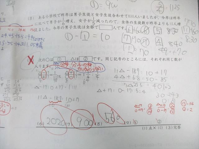SAPIX サピックス 豊島岡女子コース SS特訓 算数 【全14回分フル