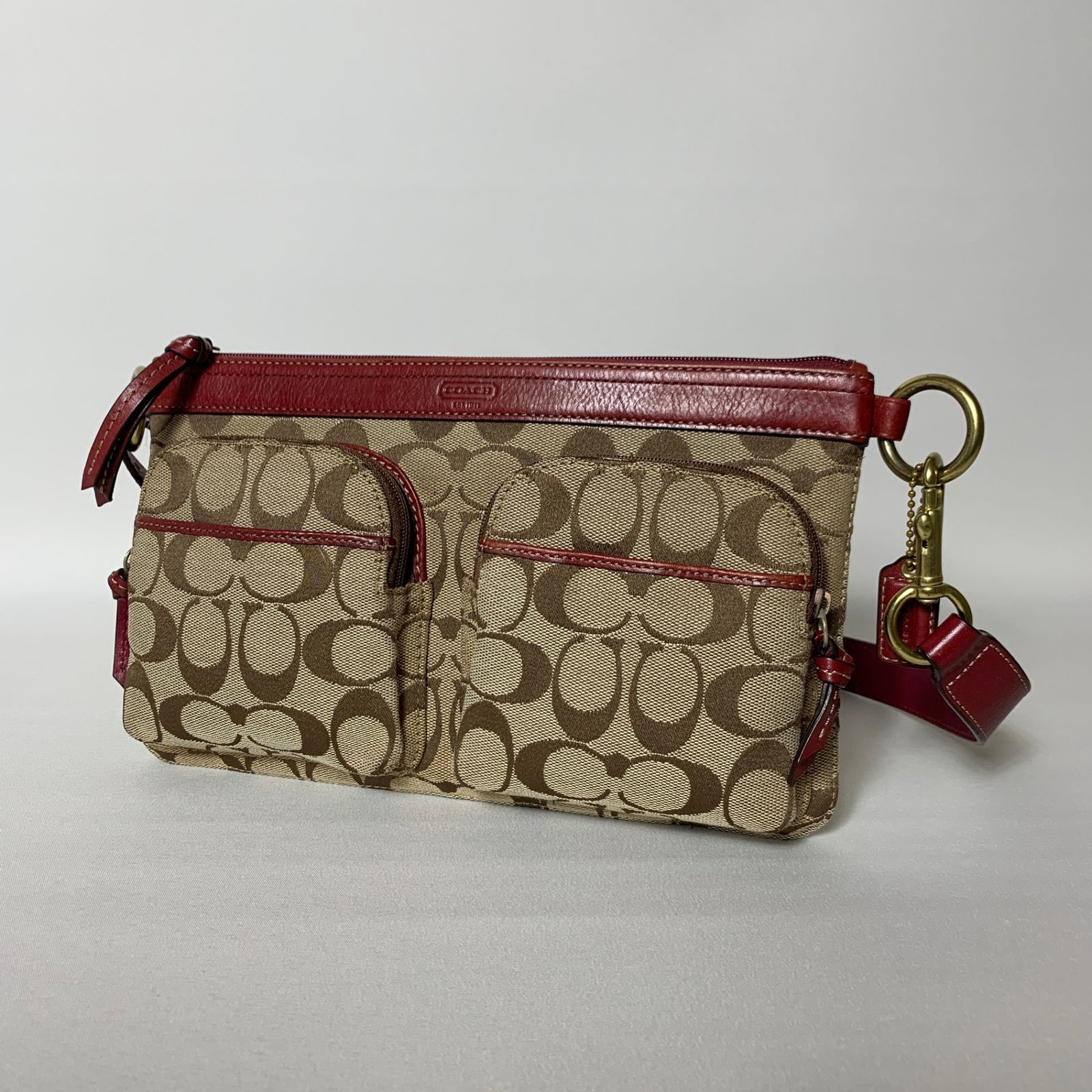 2503-229｜コーチ シグネチャー ベルトバッグ レッド COACH - 2503-229｜コーチ シグネチャー ベルトバッグ レッドの