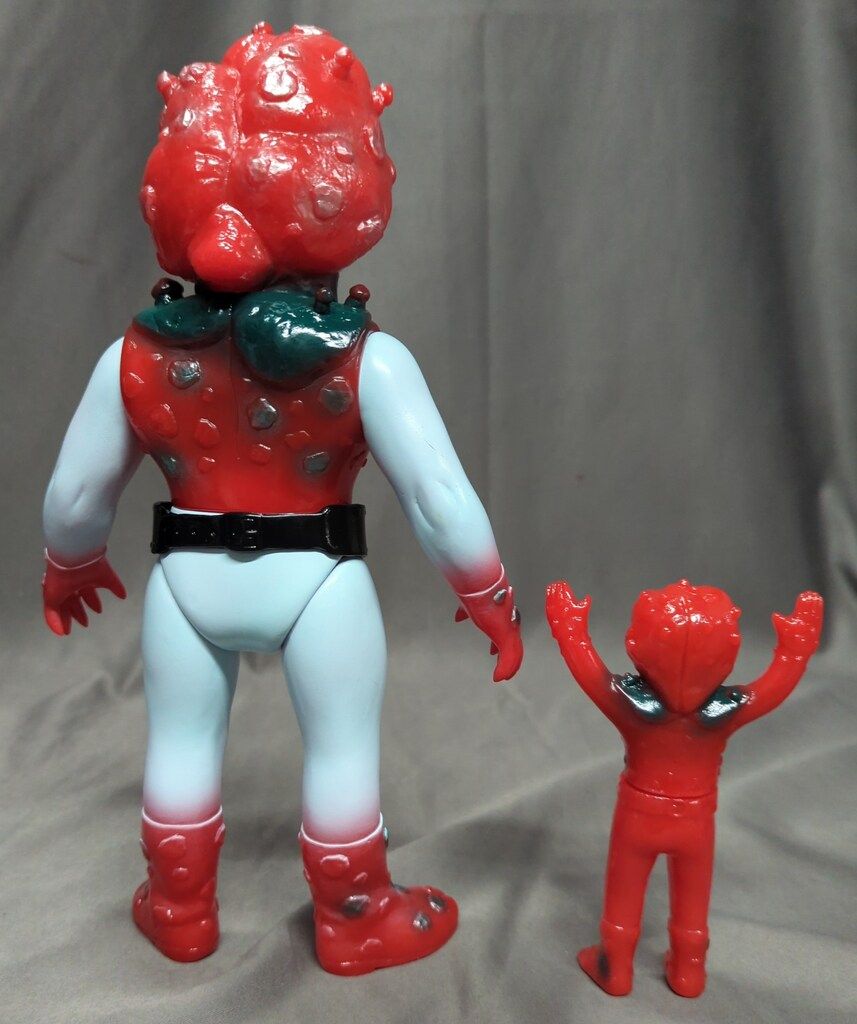 メディコム トイ 東映レトロソフビ 仮面ライダー キノコモルグ 新色 ミニソフビ