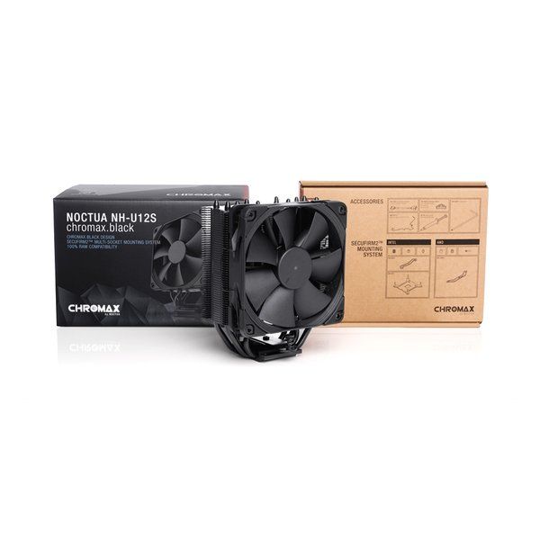 Noctua ノクチュア NH-U12S chromax.black 120mm シングルタワー