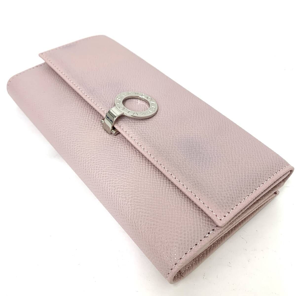 D0555 美品！格安！ BVLGARI ブルガリ ブルガリブルガリ レザー 長財布