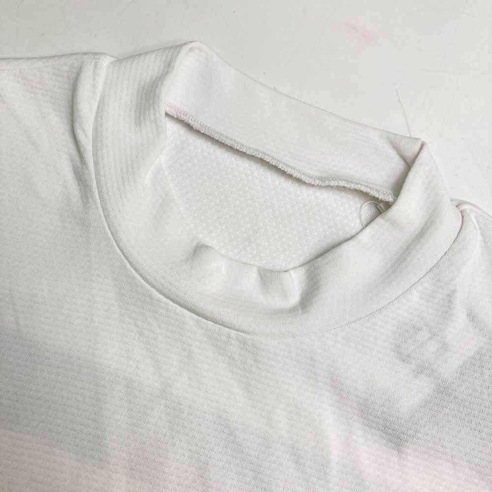 サイズ：6 JACK BUNNY ジャックバニー 2025年モデル モックネック半袖Tシャツ  ホワイト系 [240101492145] ゴルフウェア メンズ ストスト 新品】JACK BUNNY ジャックバニー 2025年モデル モックネック