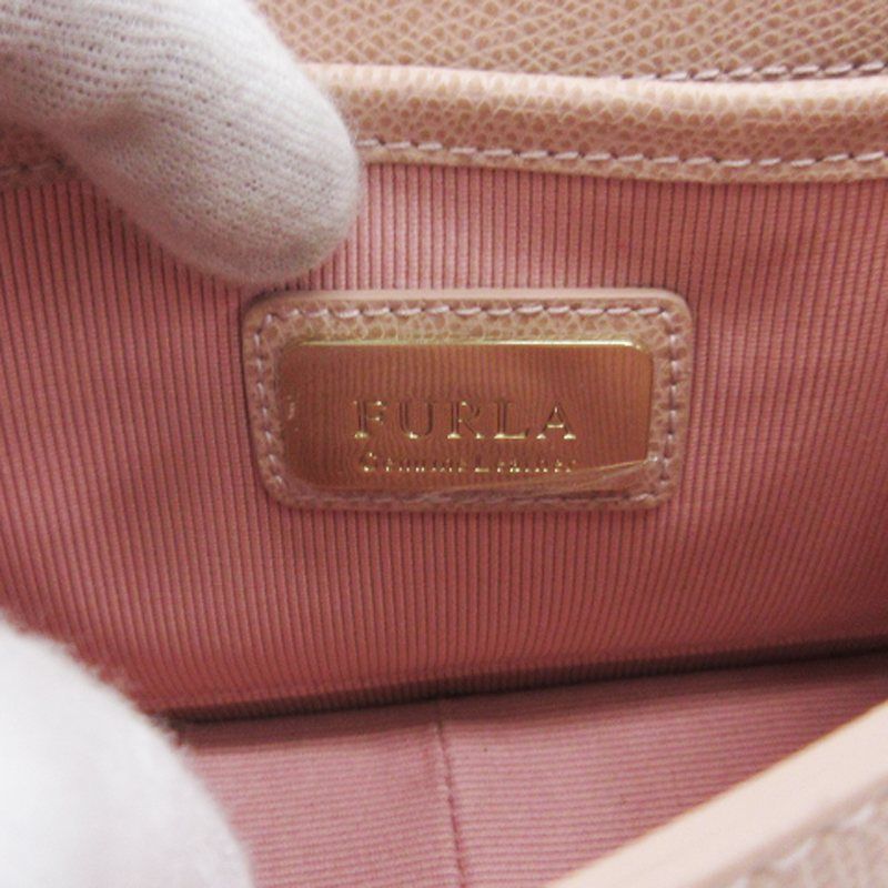 FURLA フルラ メトロポリス レザー チェーン ショルダーバッグ ピンク フルラ FURLA メトロポリス チェーン ミニ ショルダーバッグ