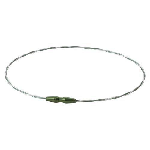 グリーン/ホワイト_50㎝ 【佐藤輝明選手愛用商品】phiten(ファイテン) ネックレス RAKUWAネックワイヤー EXTREME トルネード グリーン/ホワイト 50cm【肩こり】【首こり】【ファイテン先端技術メタックス採用】
