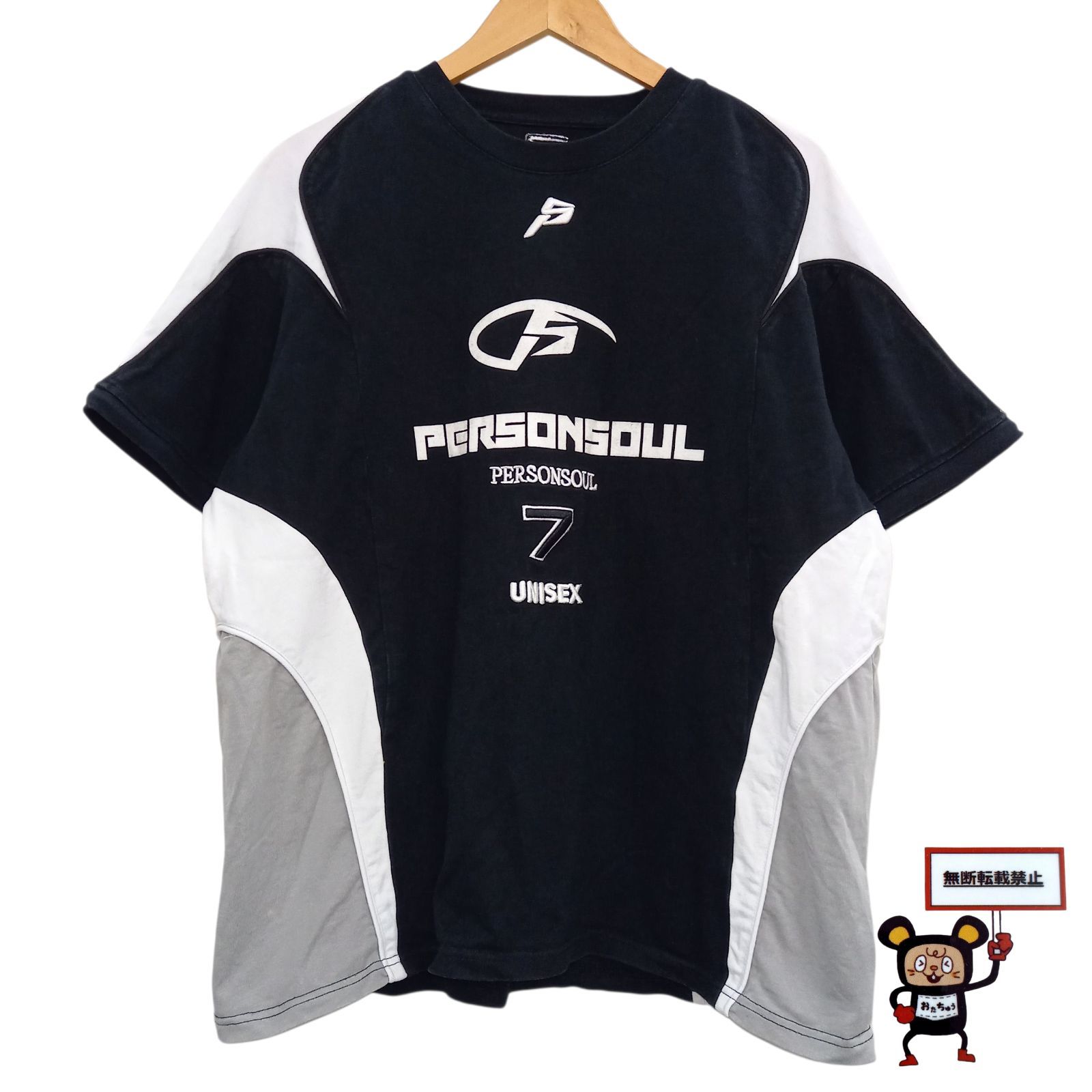 トップス PERSONSOUL SPLIT SLEEVE RACING T-SHIRT Personsoul Split Sleeve Racing T-shirt - personsoul