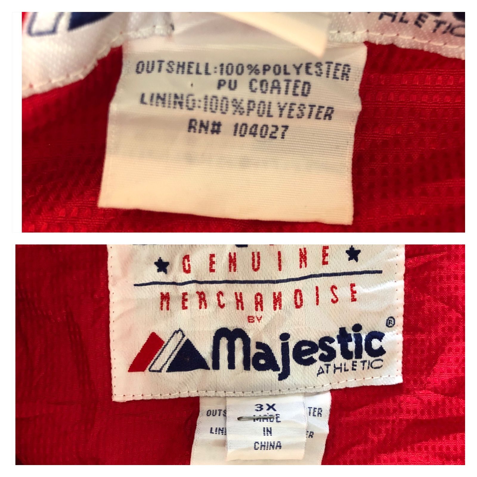 Majestic マジェスティック ベースボールジャケット トラック 