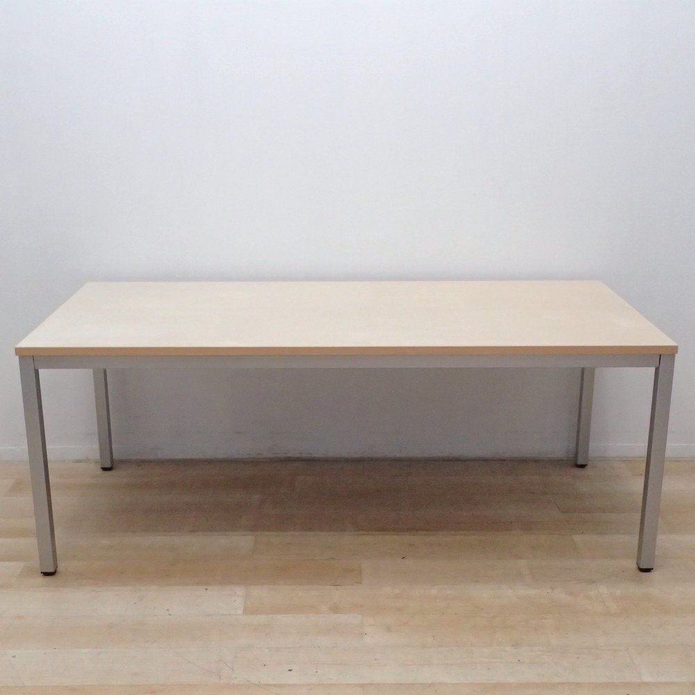 ライオン ミーティングテーブル AD-1880 ナチュラル ミーティングテーブル 会議テーブル 木目調 オフィスデスク EG17960 オフィス家具