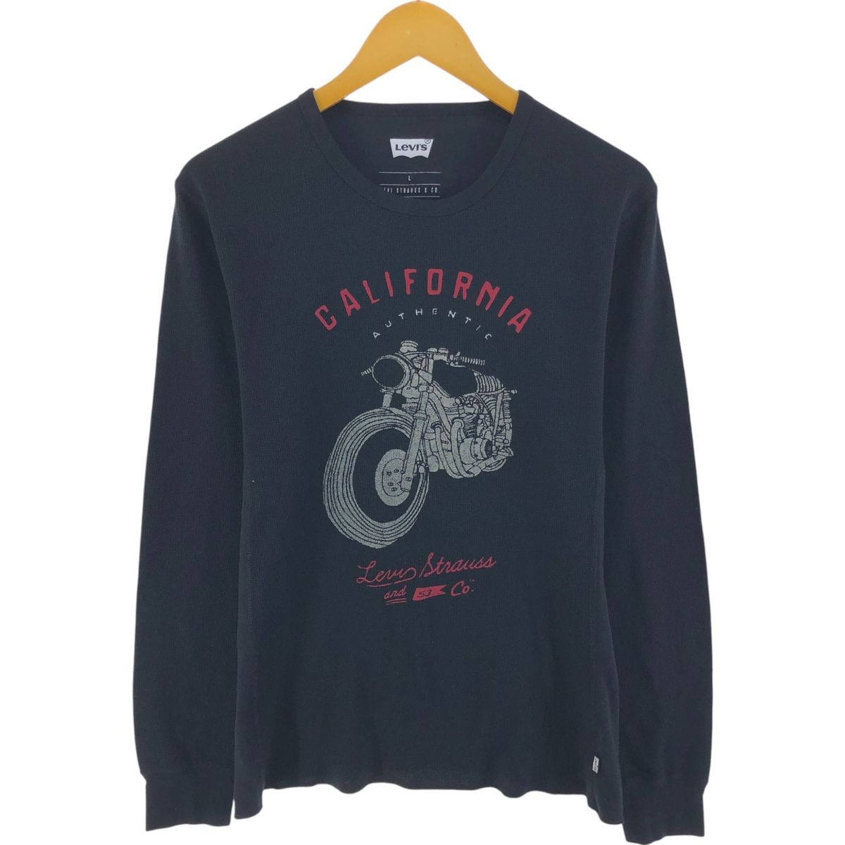 古着 リーバイス Levis サーマルロンT ワッフル メンズL相当/eaa523563