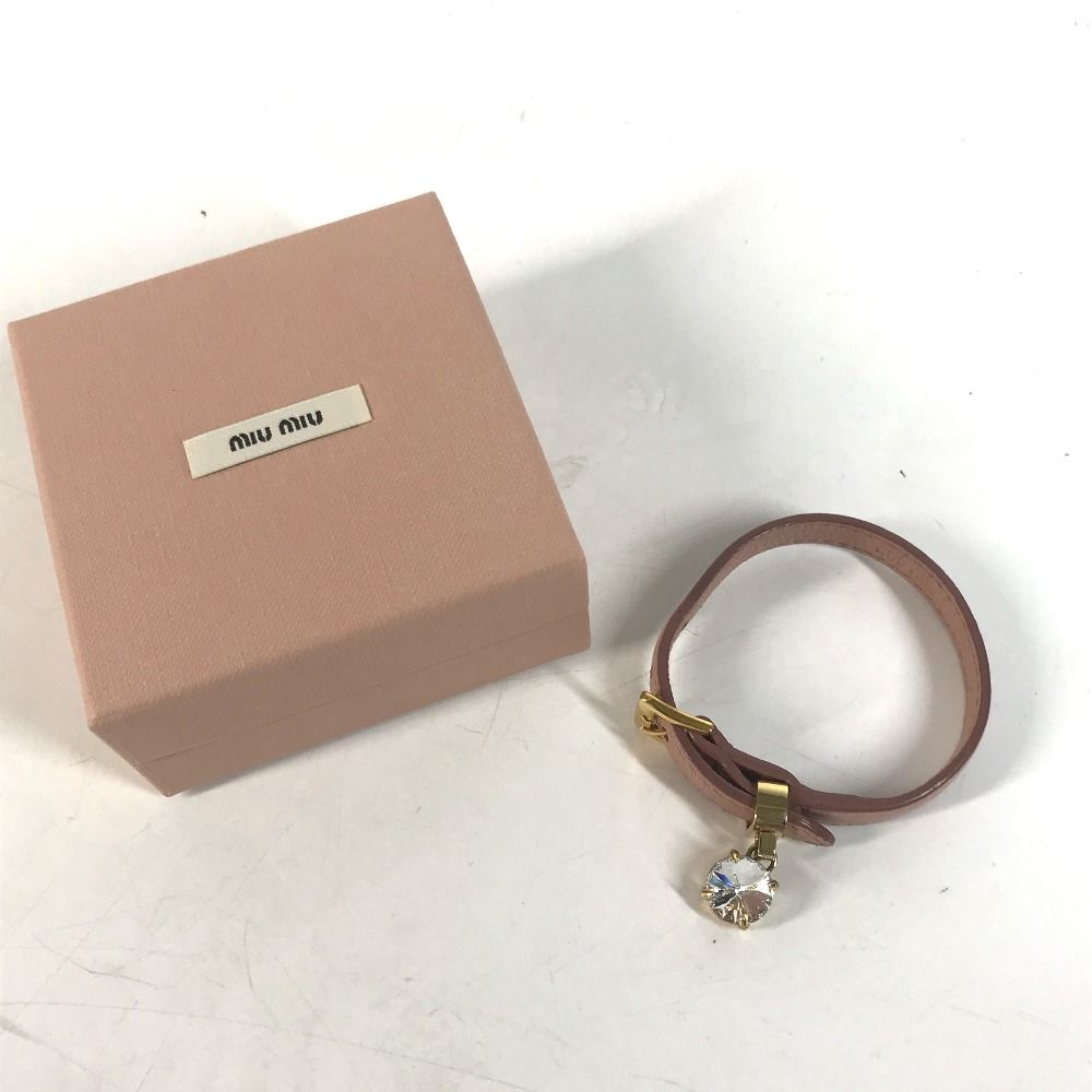 希少・完美品✨ miumiu ラインストーン ブレスレット レディース 希少・完美品✨ miumiu ラインストーン ブレスレット レディース