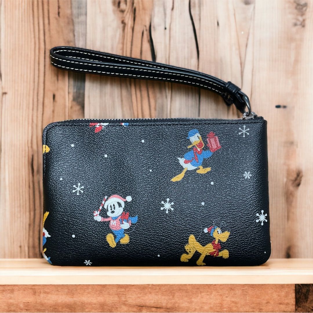 新品未使用品 DISNEY X COACH リストレット / ホリデイ プリント