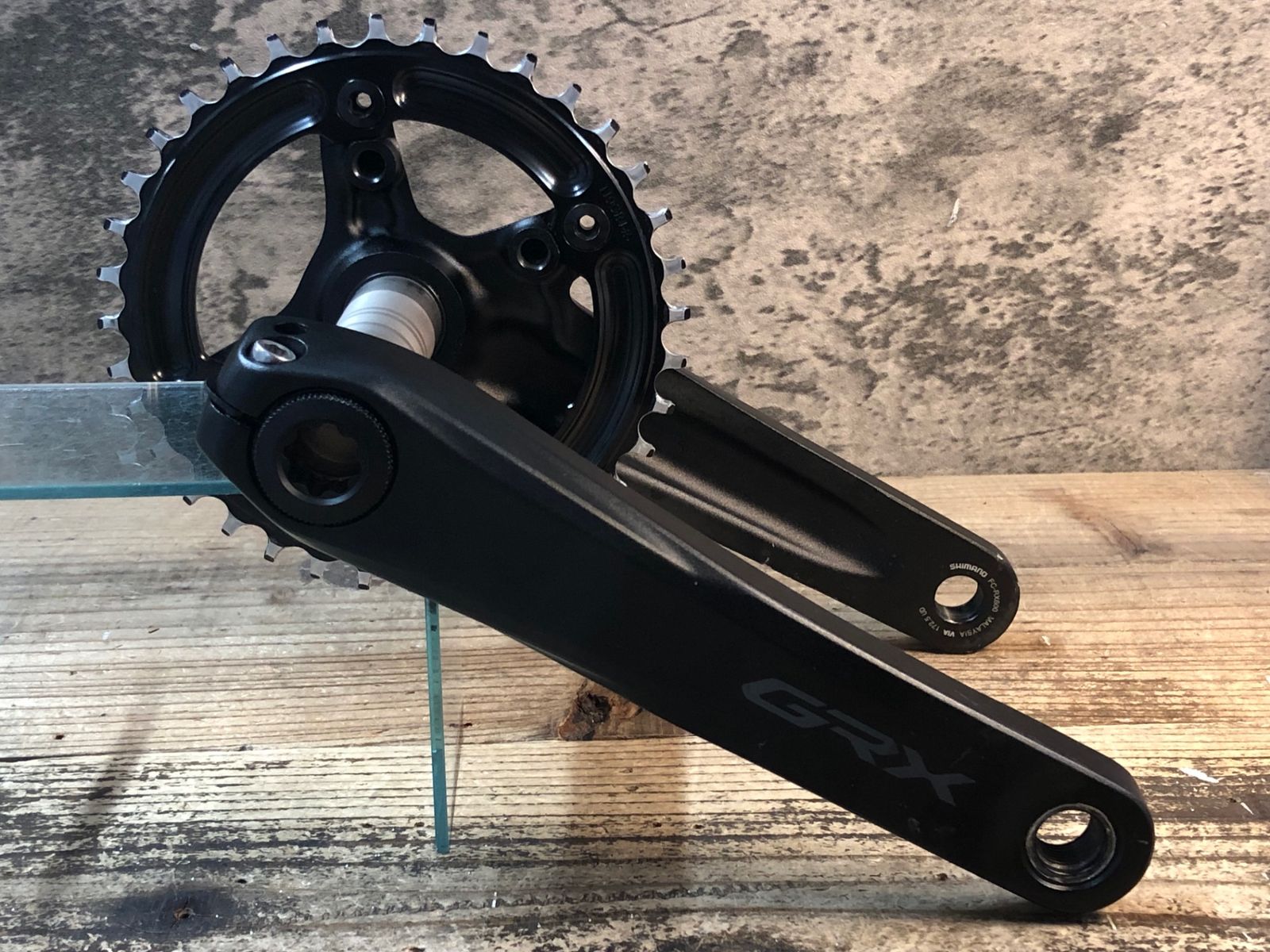 JL082 シマノ SHIMANO GRX FC-RX600 クランクセット 36T 172.5mm WOLFTOOTH DROP-STOP B