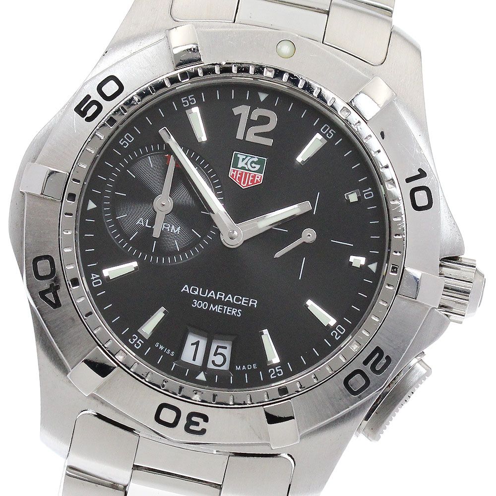 最新発見 タグホイヤー TAG デイト アクアレーサー WAF111Z HEUER 時計