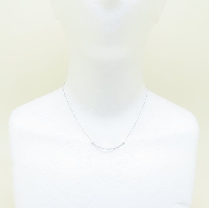 TIFFANY&Co. ティファニー Tスマイル ネックレス スモール  