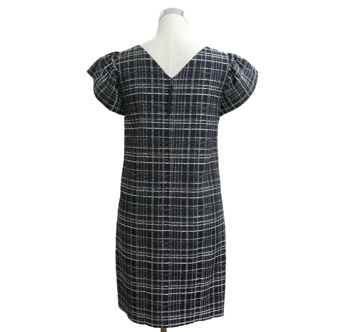 【極美品】フォクシー ニューヨーク 切り替え ダブルモーメント ワンピ 38 フォクシーニューヨーク FOXEY NEW YORK ダブルスタンダードドレス