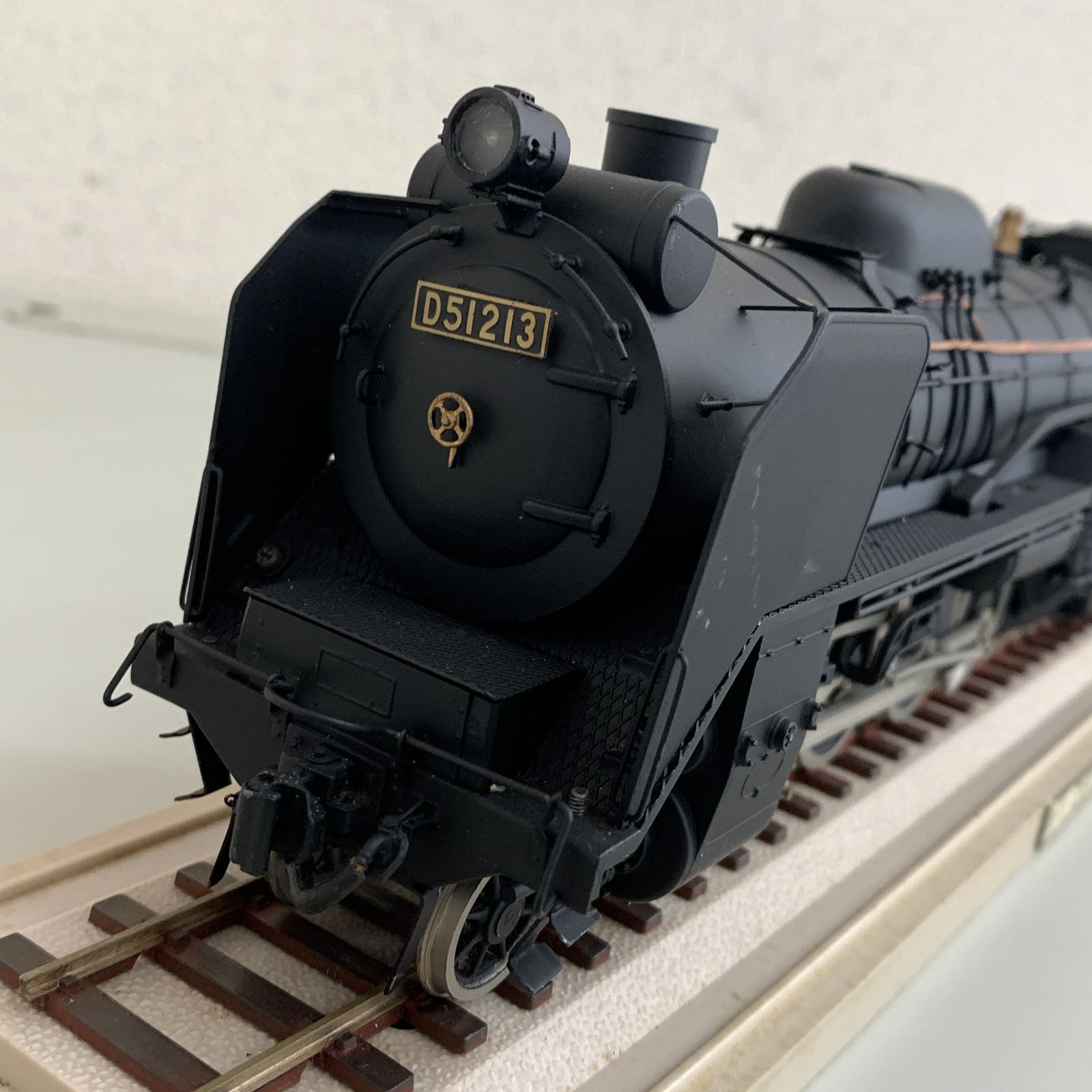 1/42蒸気機関車模型 模型 擦れ有 蒸気機関車模型1/42 D51
