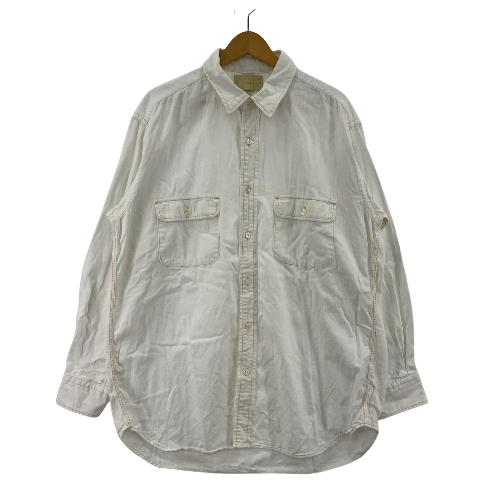 cantate Mods Sleeve Shirt 48 ホワイト - メルカリ