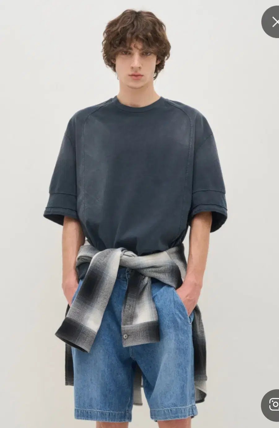 The HANDSOME SYSTEM 2021 ウォッシュド 半袖 Tシャツ 100 サイズ