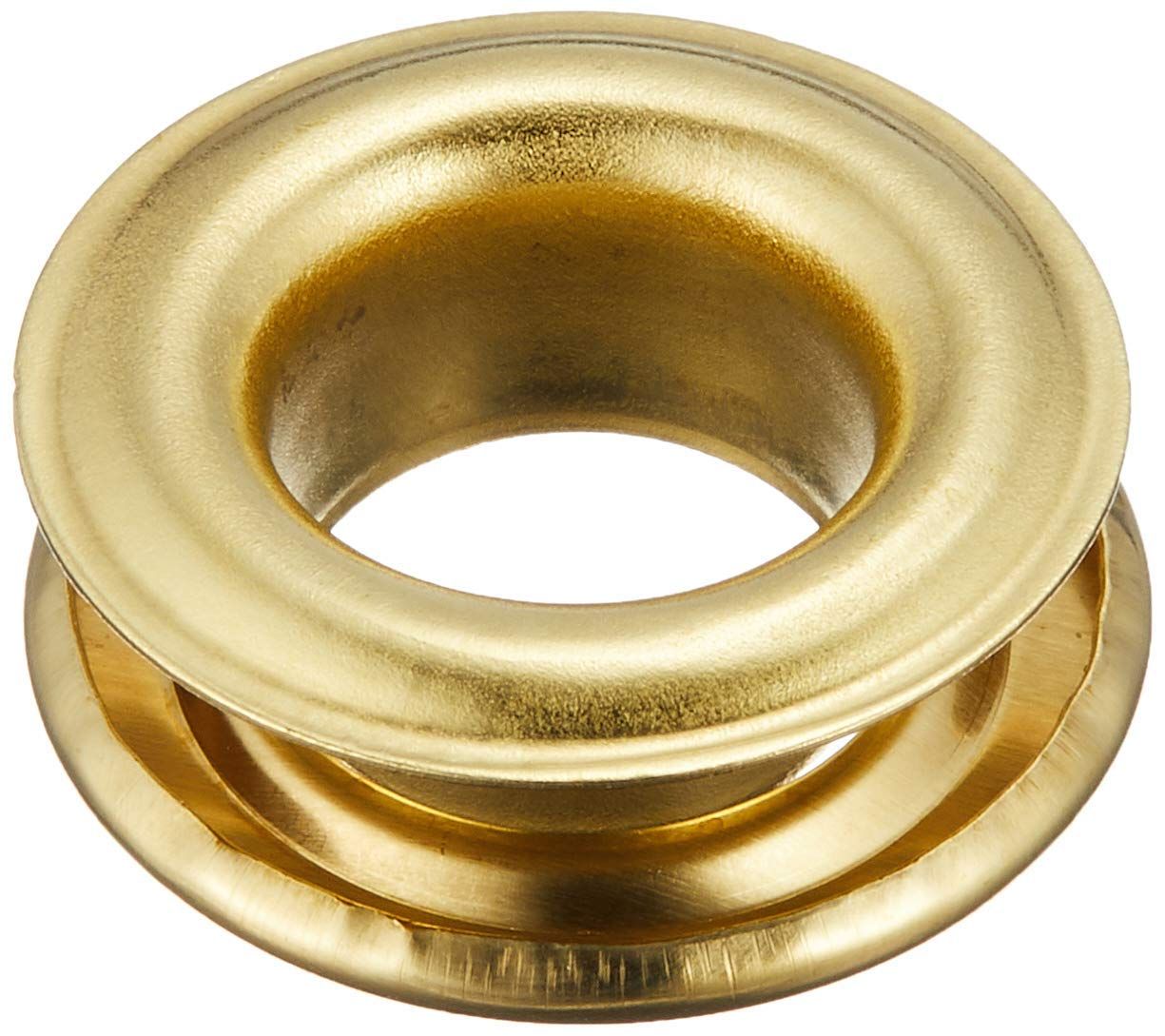 TRUSCO トラスコ 両面ハトメ 真鍮 15mm 50組入 THP-B15 × 5PK ケース販売