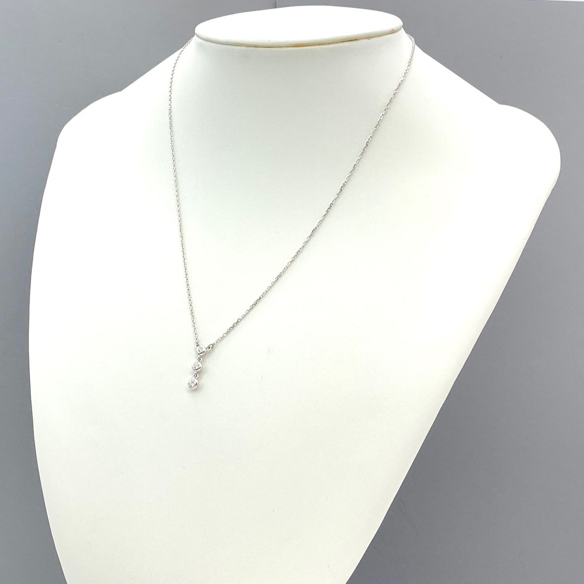 メレダイヤ ペンダントトップ K14ホワイトゴールド メレダイヤ