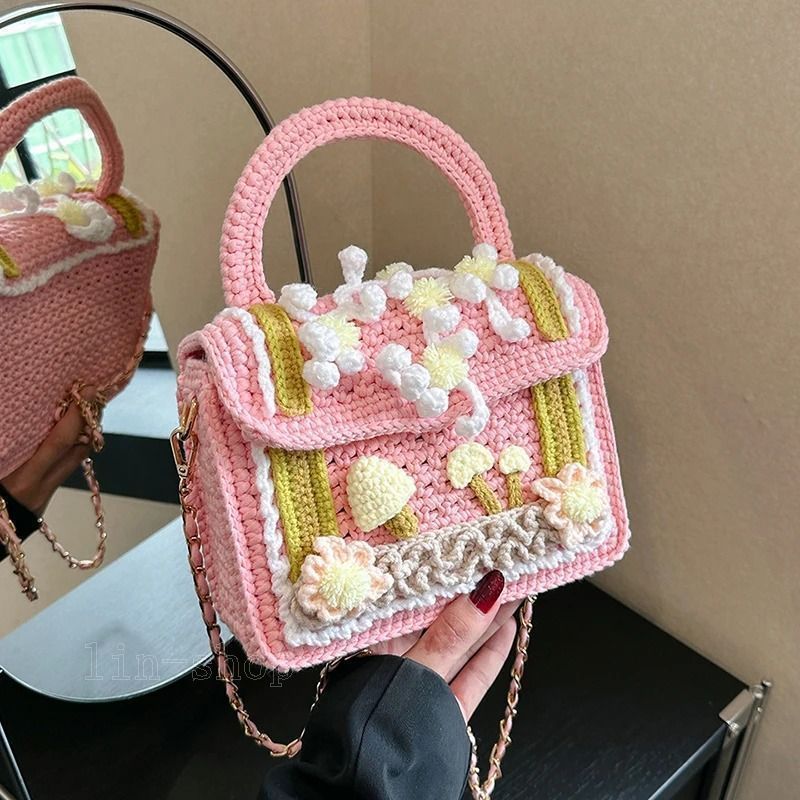 CHANEL】シャネル『ココマーク チェーン リボン レザー シュシュ