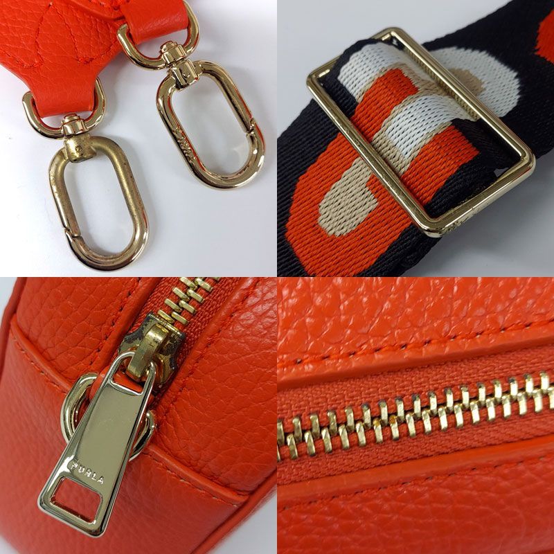 FURLA レッド クロスボディバッグ FURLA フルラ 新品・アウトレット スリーク ミニ クロスボディ