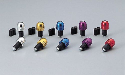 ハリケーン(HURRICANE) アルミサイドキャップ P30砲弾型 シルバー HB0314A バーエンド