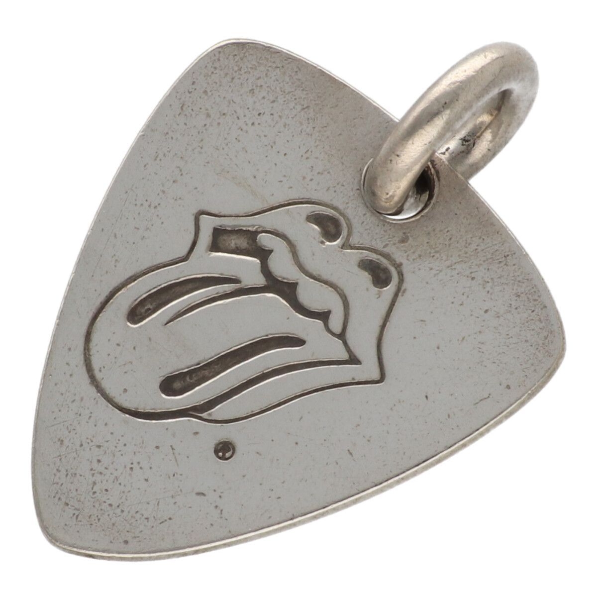 CHROME HEARTS クロムハーツ ギターピック リップ-タン SV925 シルバー ローリングストーンズ ネックレス ペンダント トップ チャーム 24027235 RS